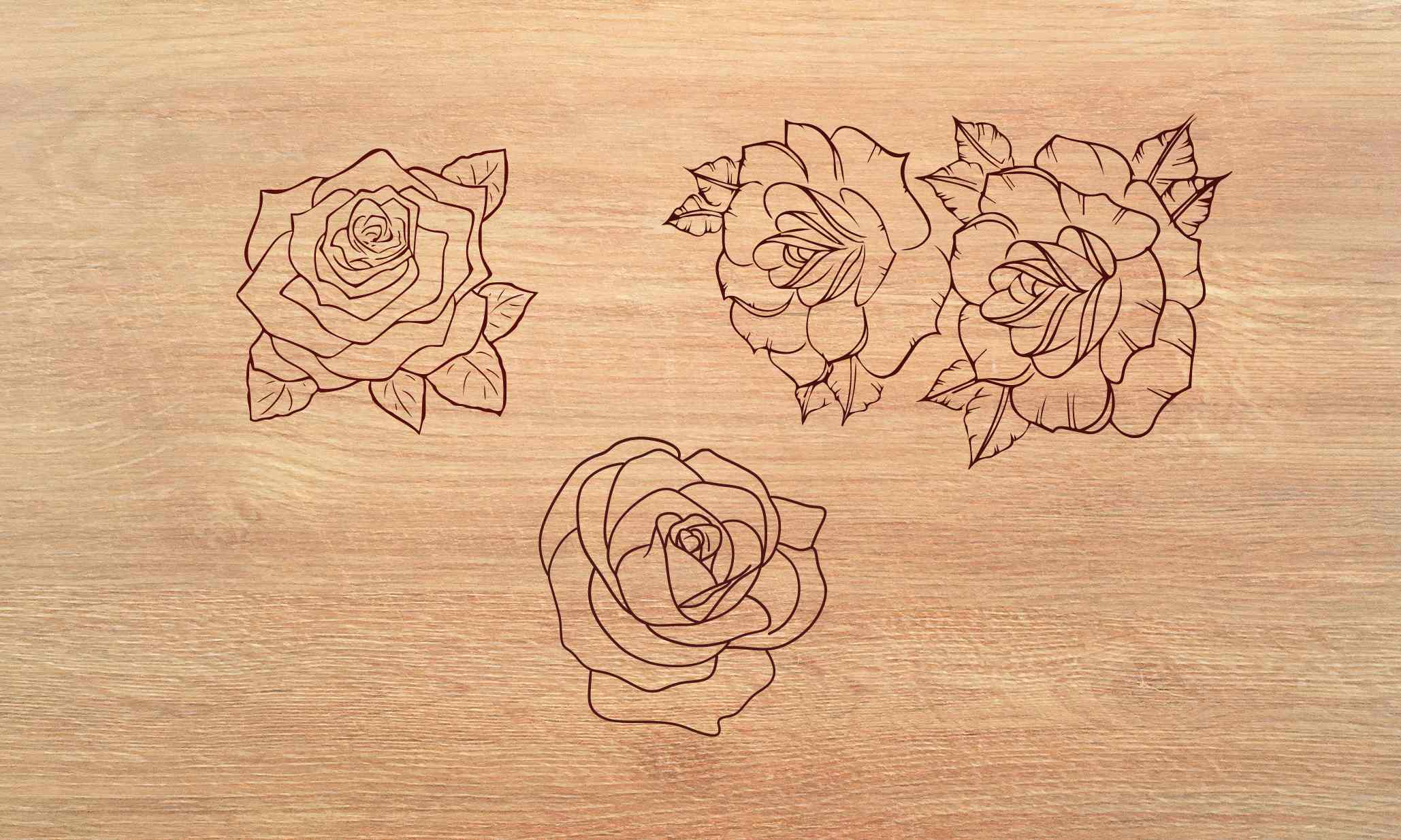 15 Floral Pyrography Patterns To Try Right Now Hobbydisiac