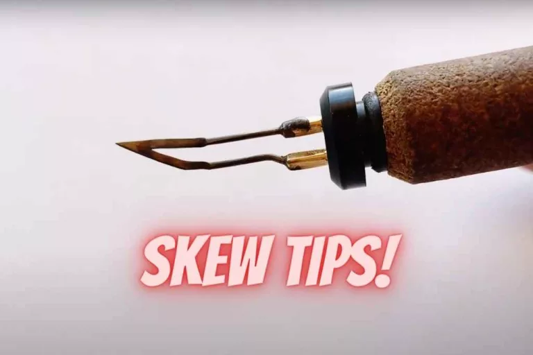 pyrography skew tip - the most effective tip ever