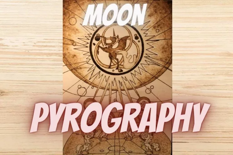 Moon pyrography ideas