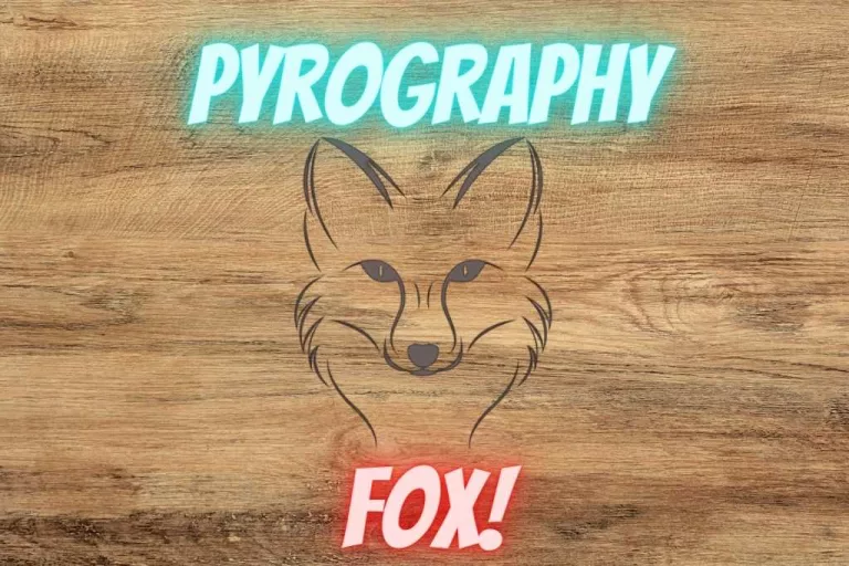 Pyrography Fox