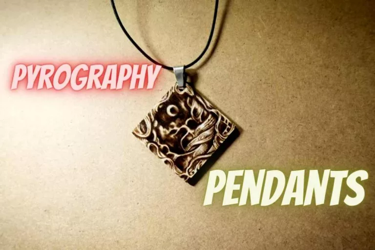 Pyrography pendants