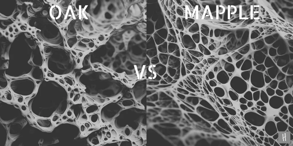 Microscopic pores of wood - a physical property