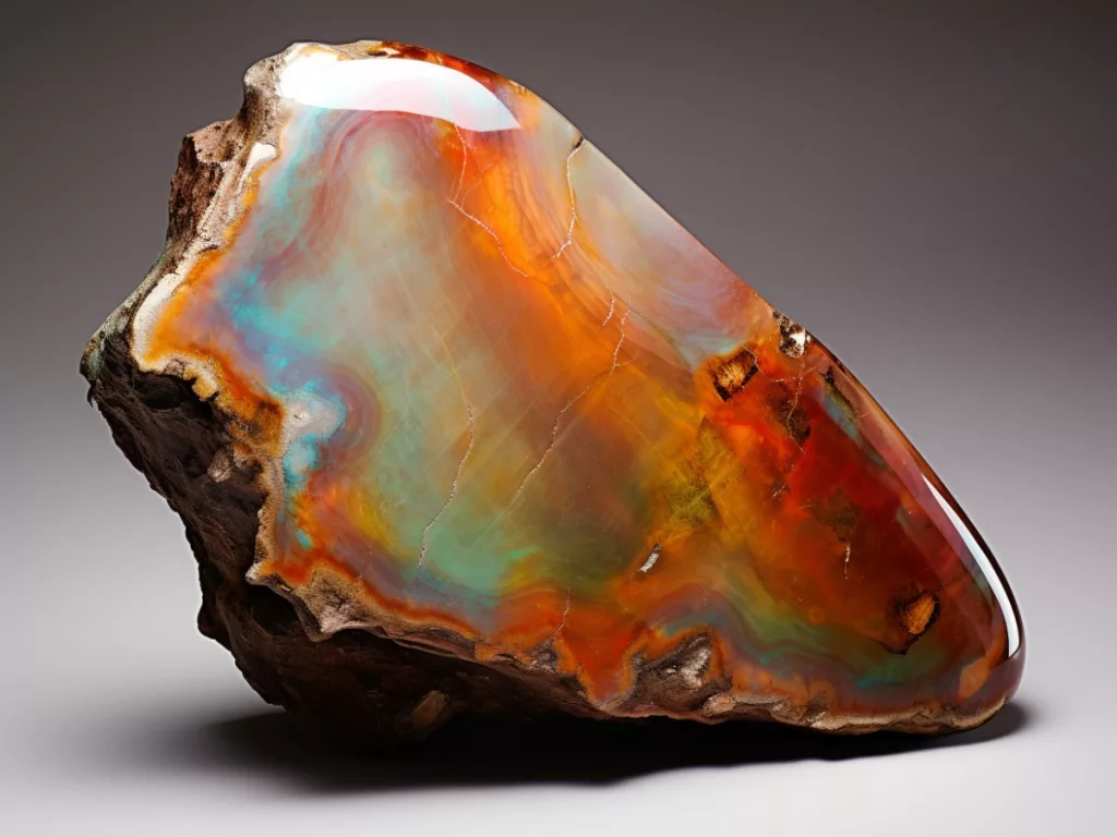 Opalized wood, a beautiful time capsule