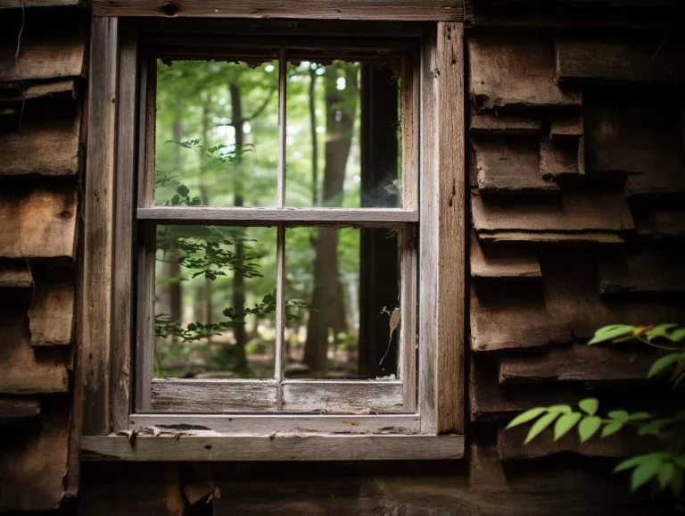 Oak made window