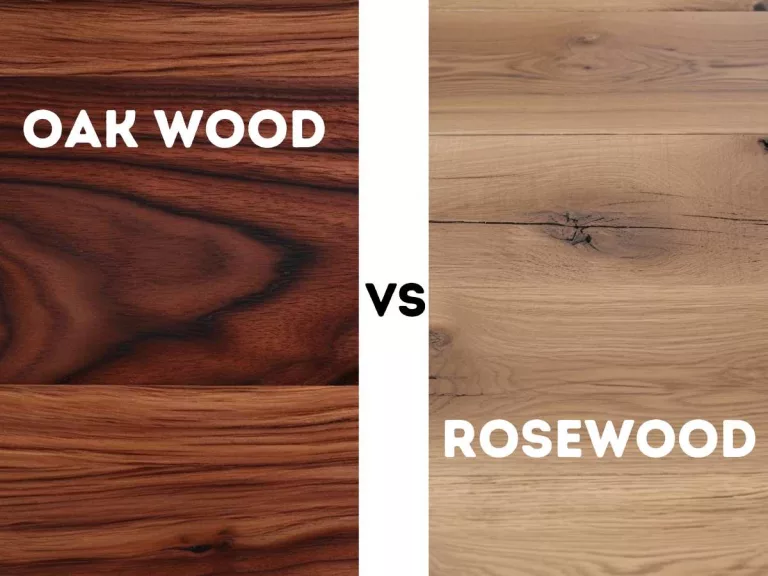 Oak wood vs rosewood