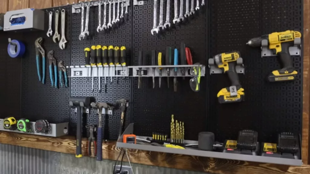 A beautiful pegboard