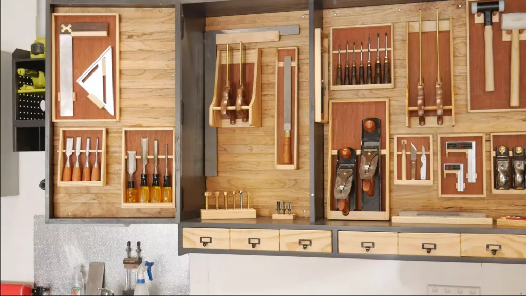 storage unit for woodworking