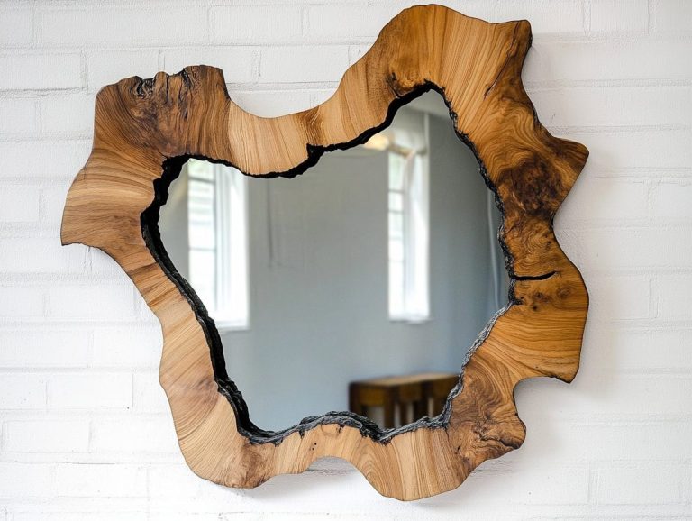 Live Edge Wood Mirrors