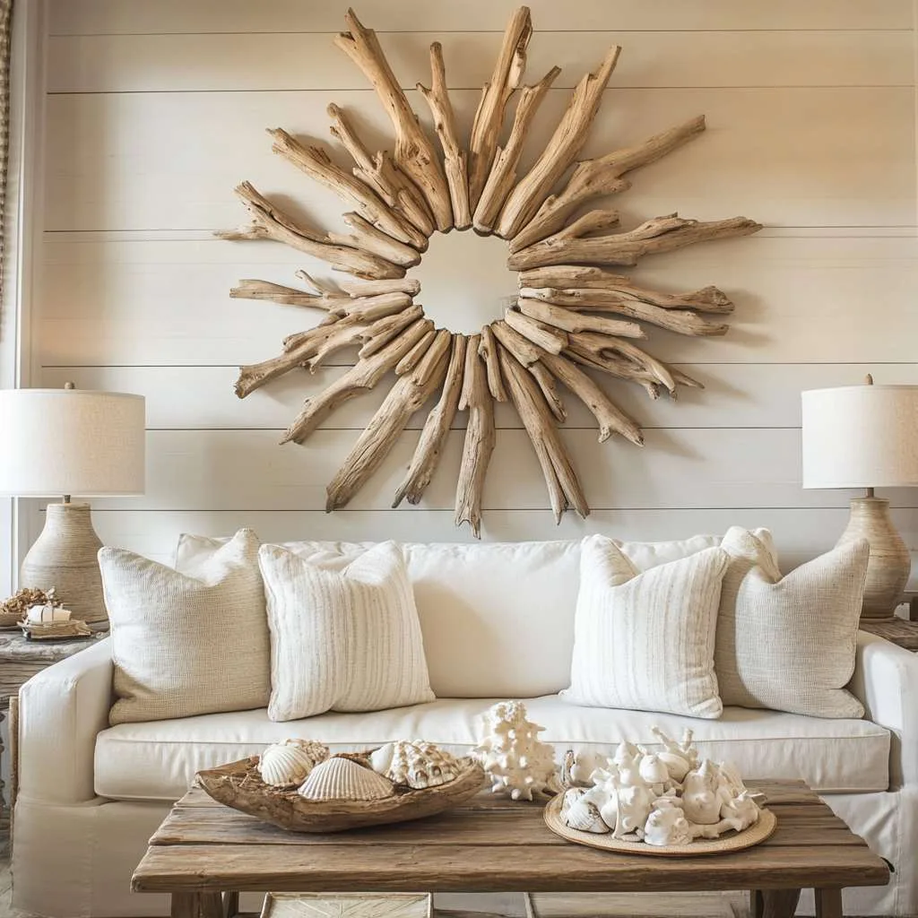 Driftwood Starburst Mirror