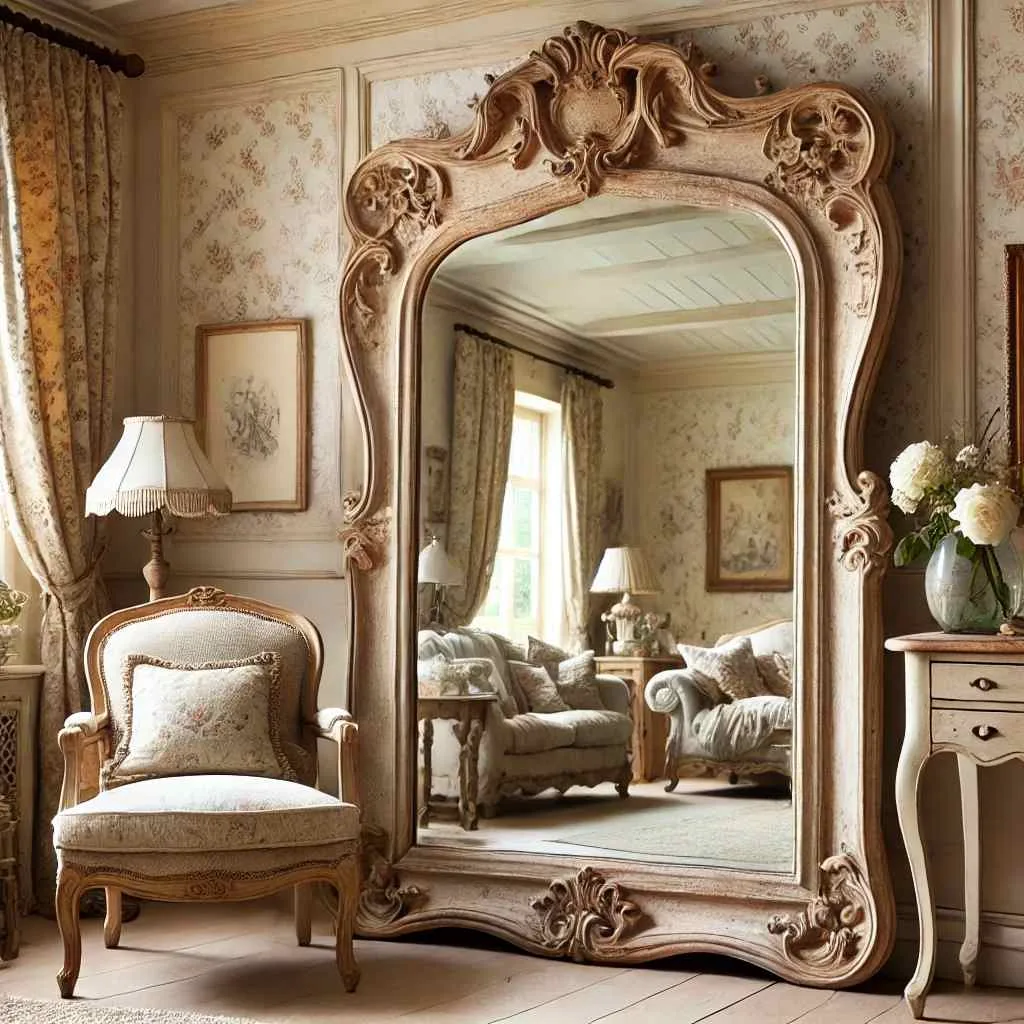 French Country Farmhouse Mirror