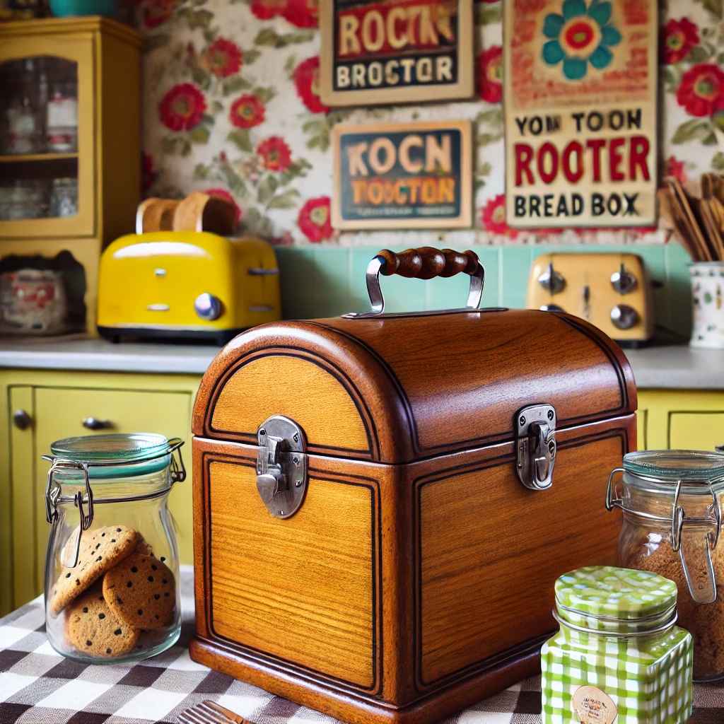 Wooden Bread Box