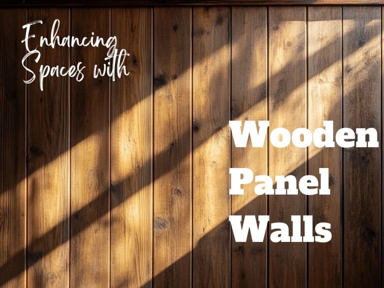 Wooden panel walls