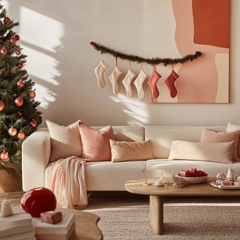 12 Stunning Modern Living Room Christmas Decor Ideas for a Chic Holiday Look