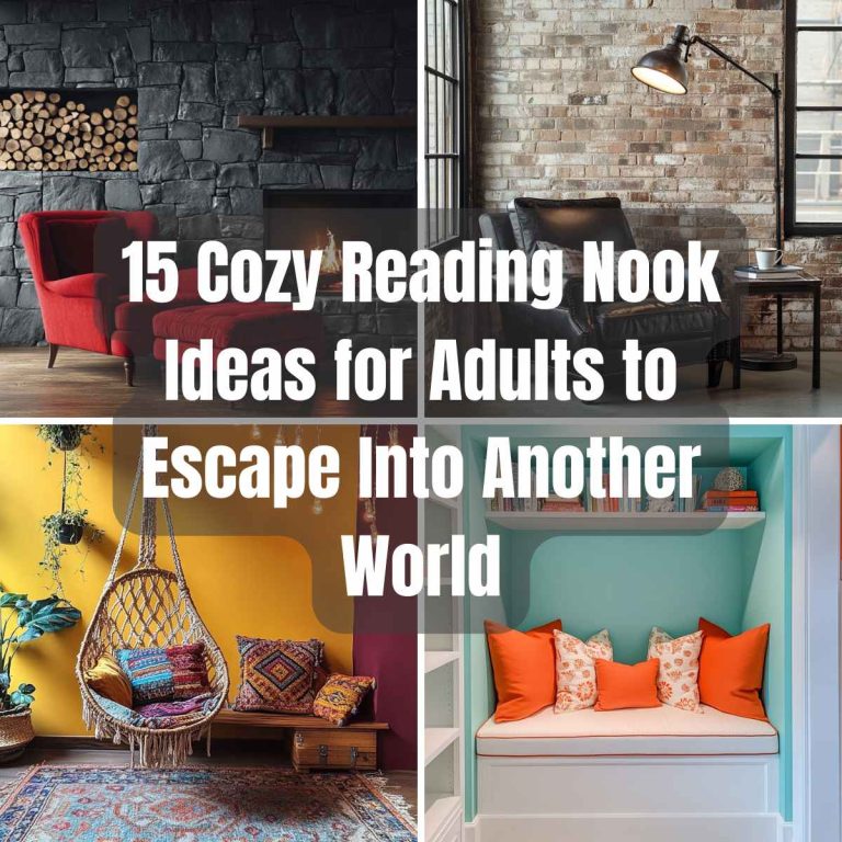 15 Cozy Reading Nook Ideas for Adults to Escape Into Another World