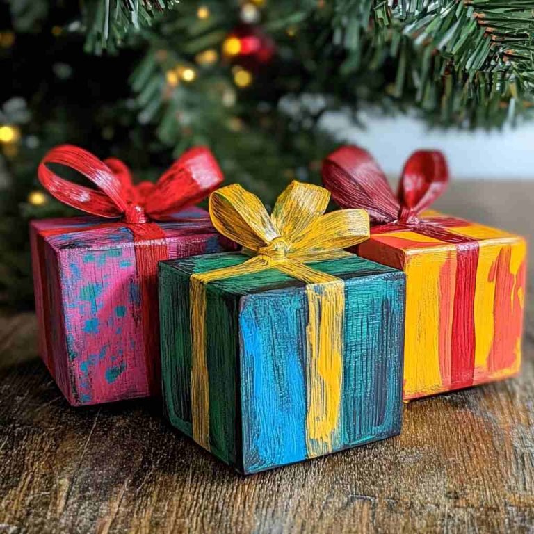 15 Easy and Fun 4x4 Wood Block Christmas Crafts for the Whole Family