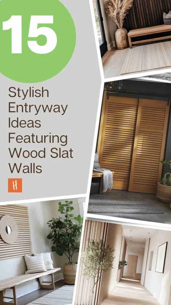 15 Modern Wood Slat Wall Ideas for a Stunning Entryway