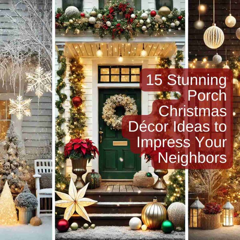 15 Stunning Porch Christmas Décor Ideas to Impress Your Neighbors