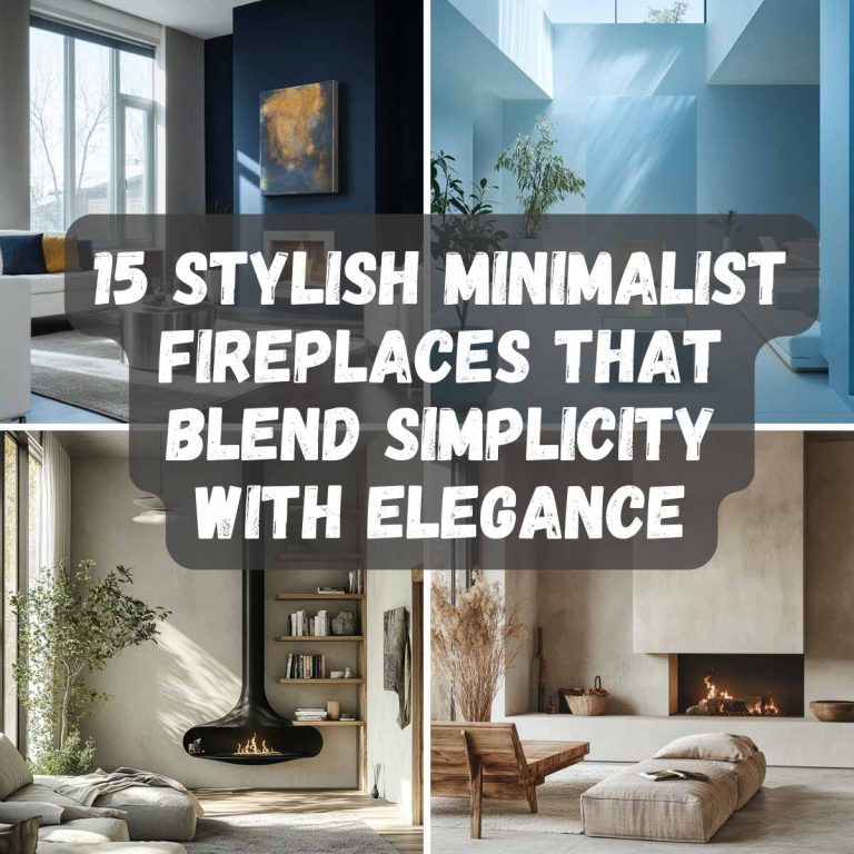 15 Stylish Minimalist Fireplaces That Blend Simplicity with Elegance