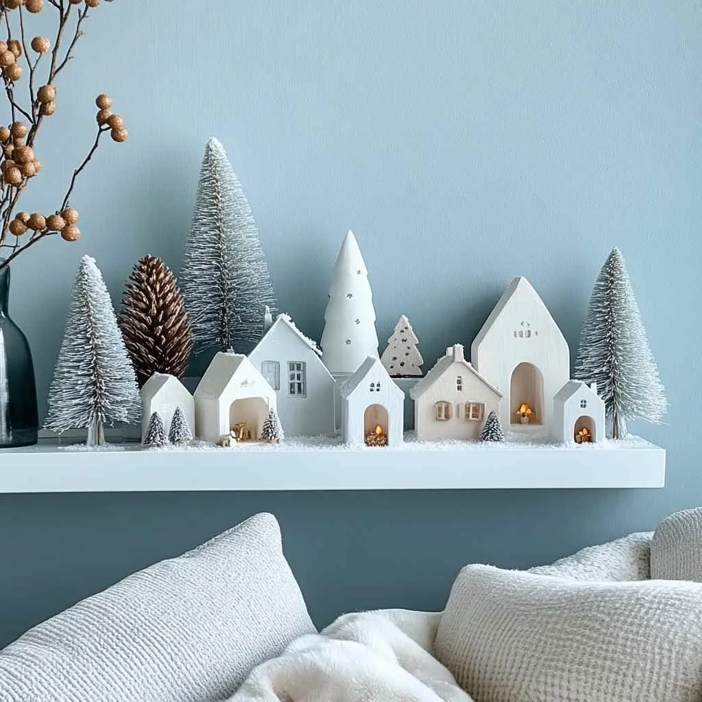 A Christmas Village Display