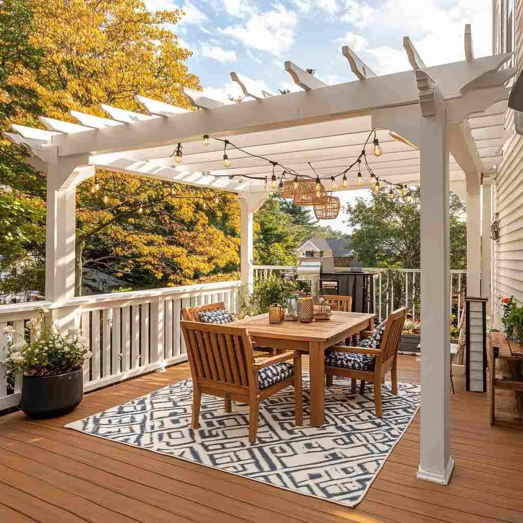 Another Wooden Deck with Pergola