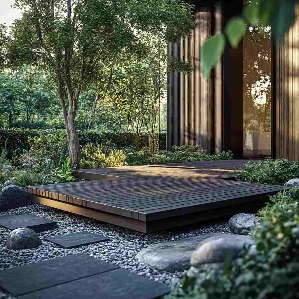 Another minimalist floating deck