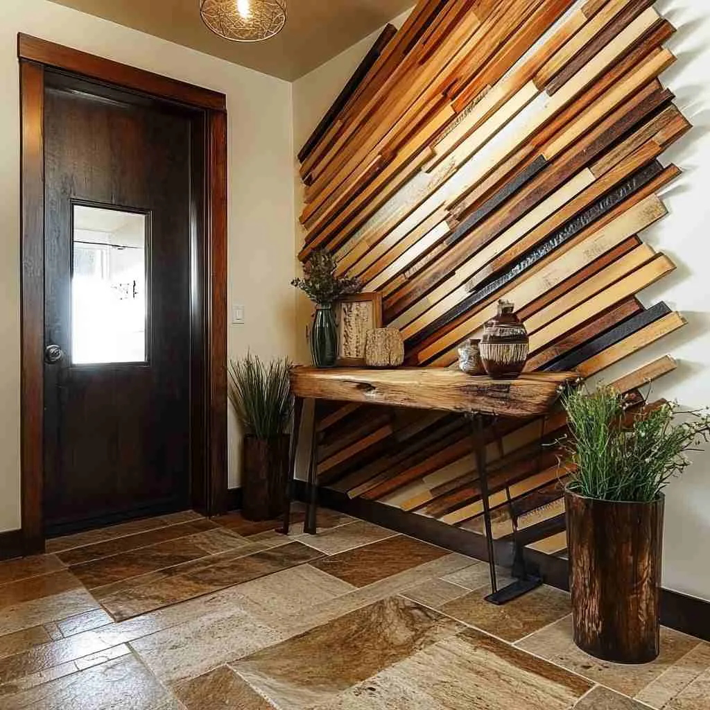 Asymmetrical Slats for an Artistic Look
