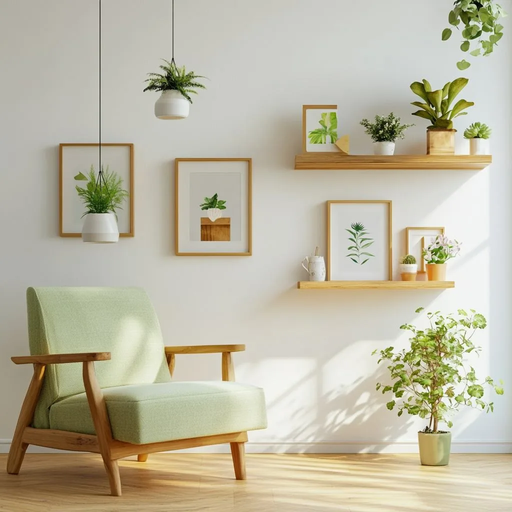 Floating Art Shelves