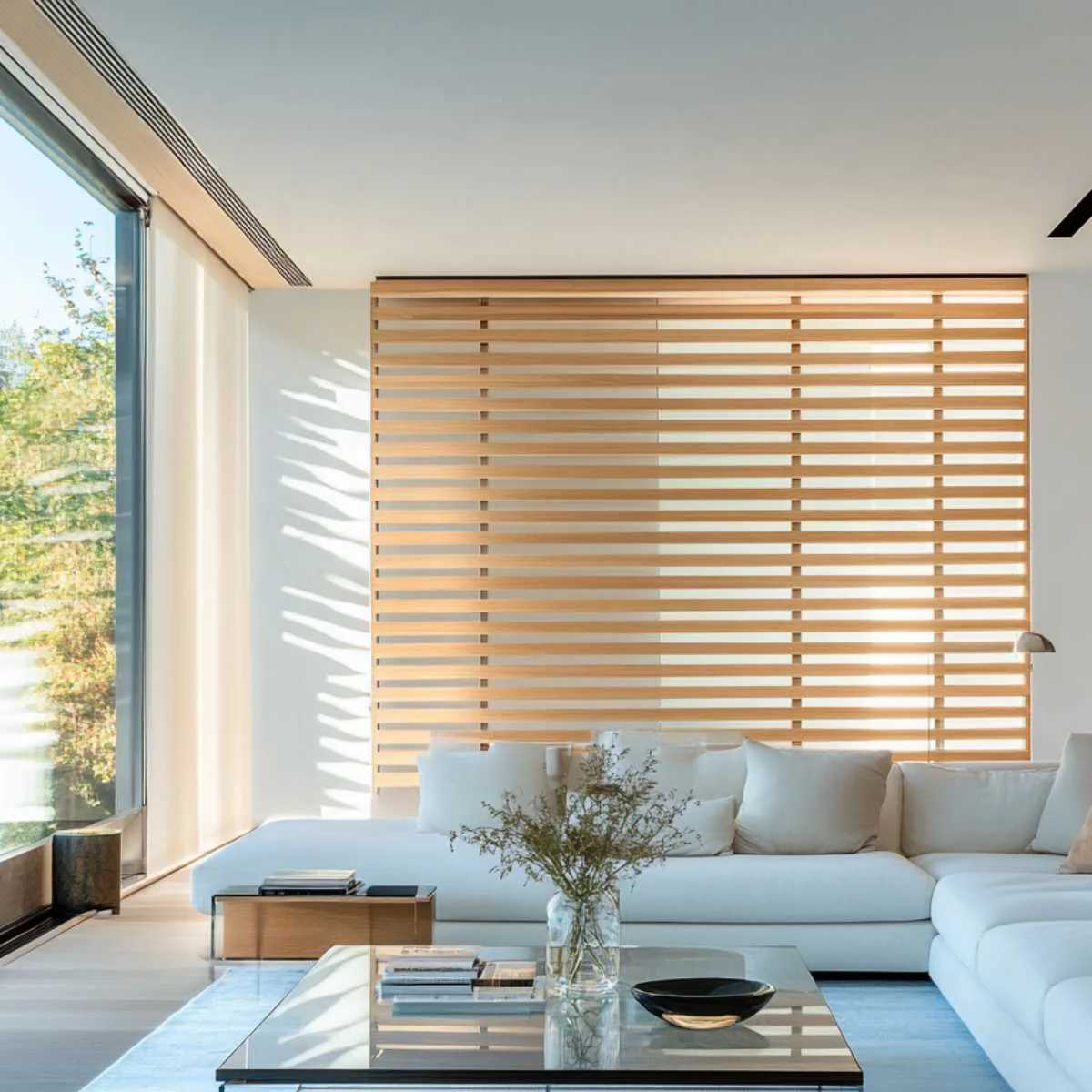 Horizontal Slats for a Contemporary Feel