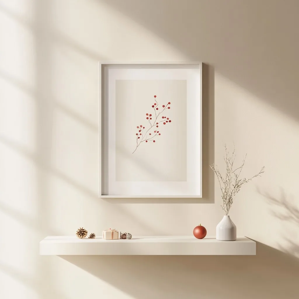 Minimalist Christmas Wall Art