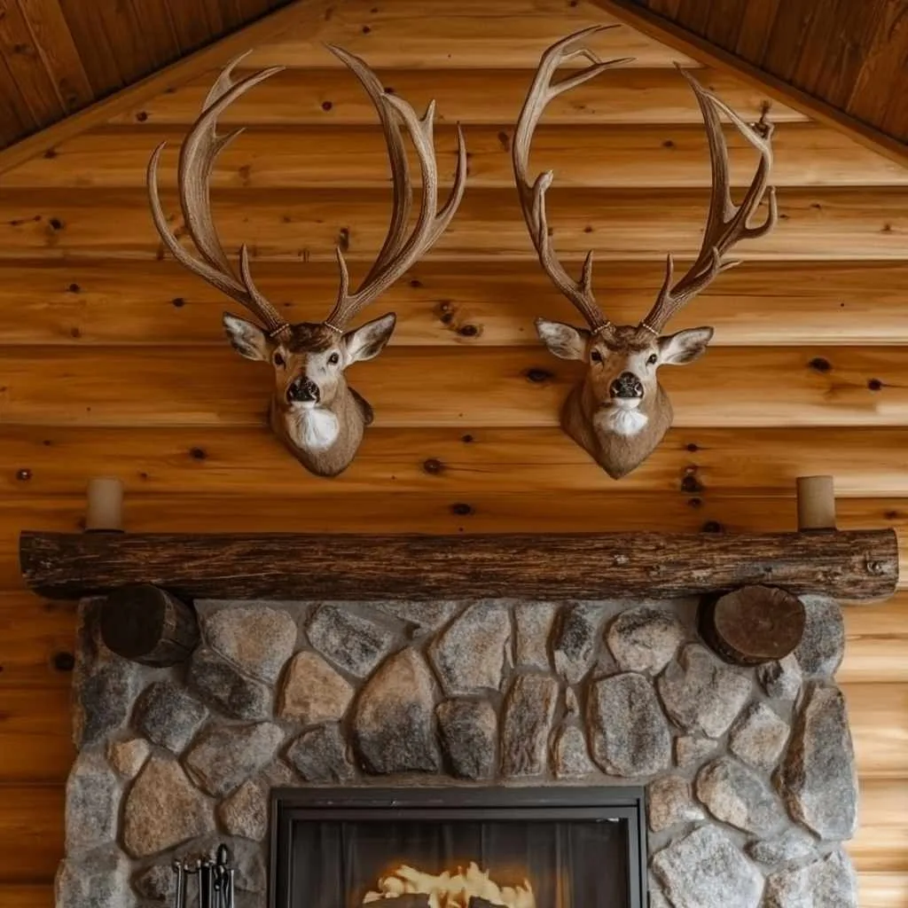 Mounted Antlers or Faux Antlers