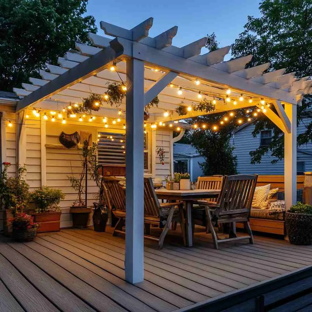 Pergola-Topped Decks for Shade and Style