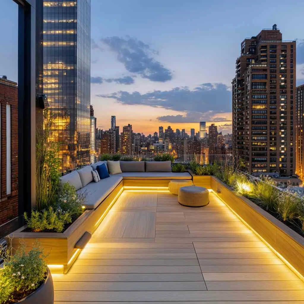 Rooftop Decks for Urban Escapes