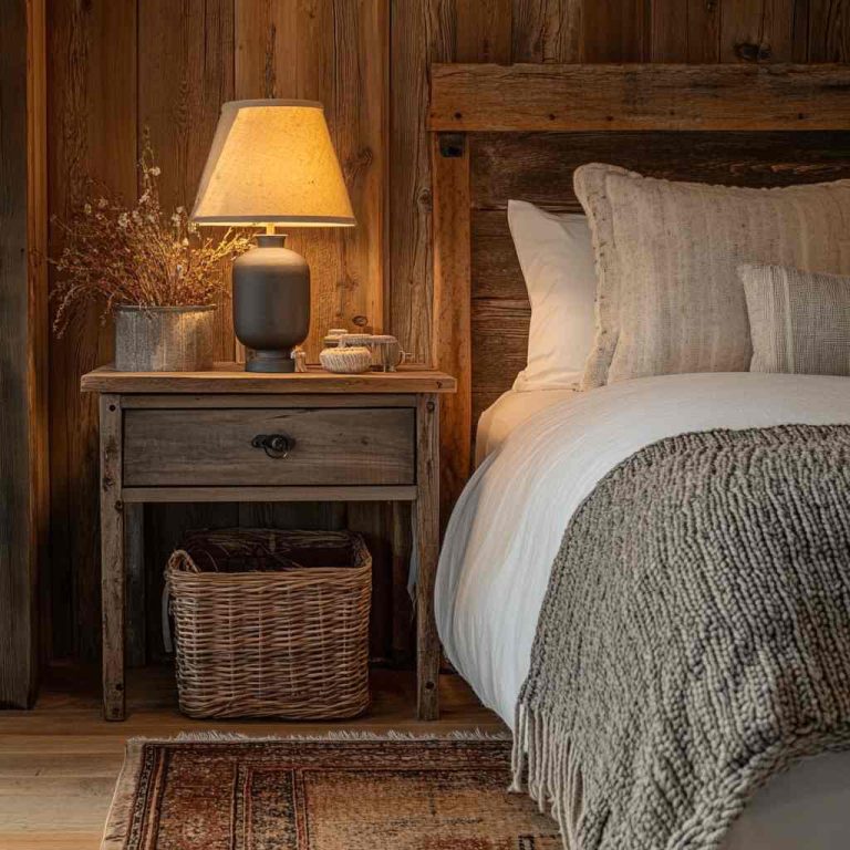 Stylish Wooden Beds with Matching Bedside Tables