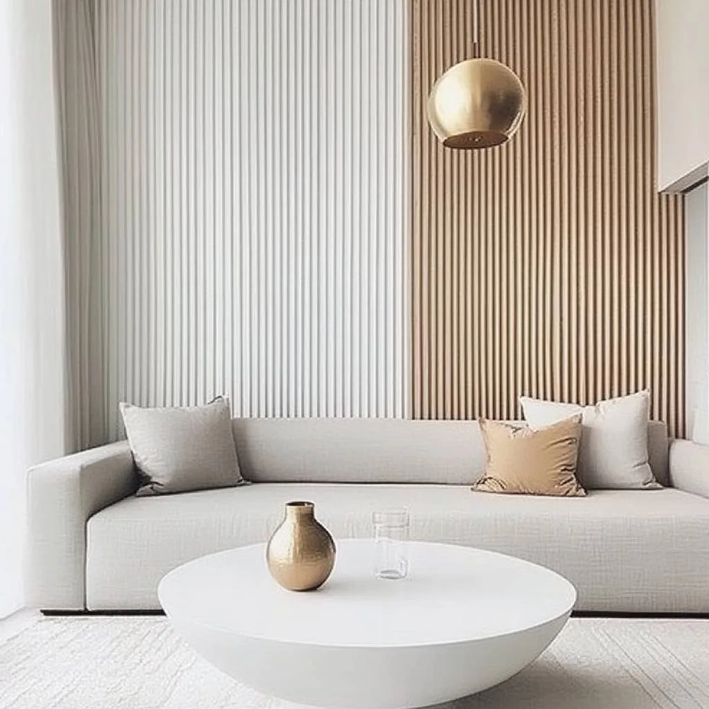 Two-Tone Slat Walls