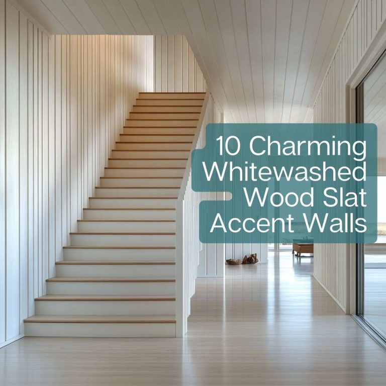 10 Charming Whitewashed Wood Slat Accent Walls