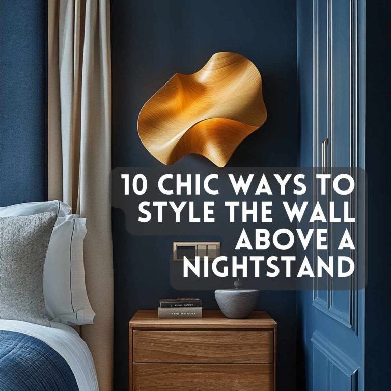 10 Chic Ways to Style the Wall Above a Nightstand