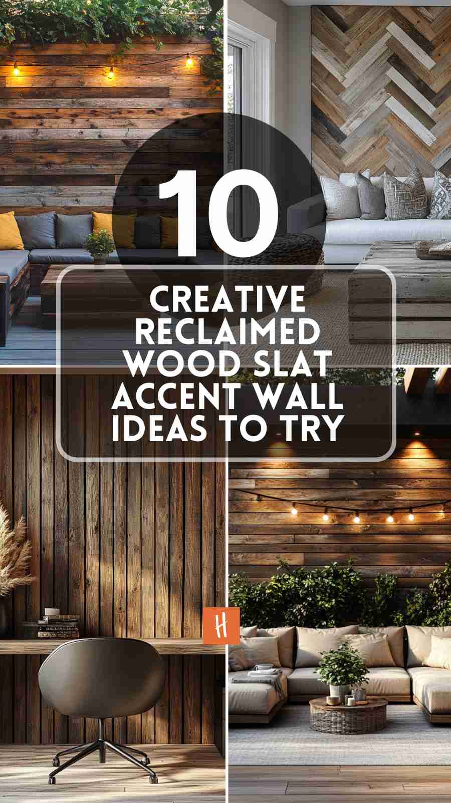 10 Modern Takes on Reclaimed Wood Slat Accent Walls
