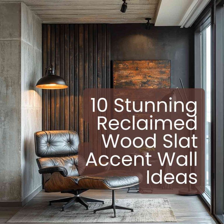 10 Stunning Reclaimed Wood Slat Accent Wall Ideas