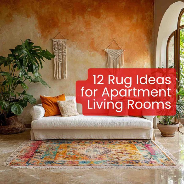 12 Rug Ideas for Apartment Living Rooms