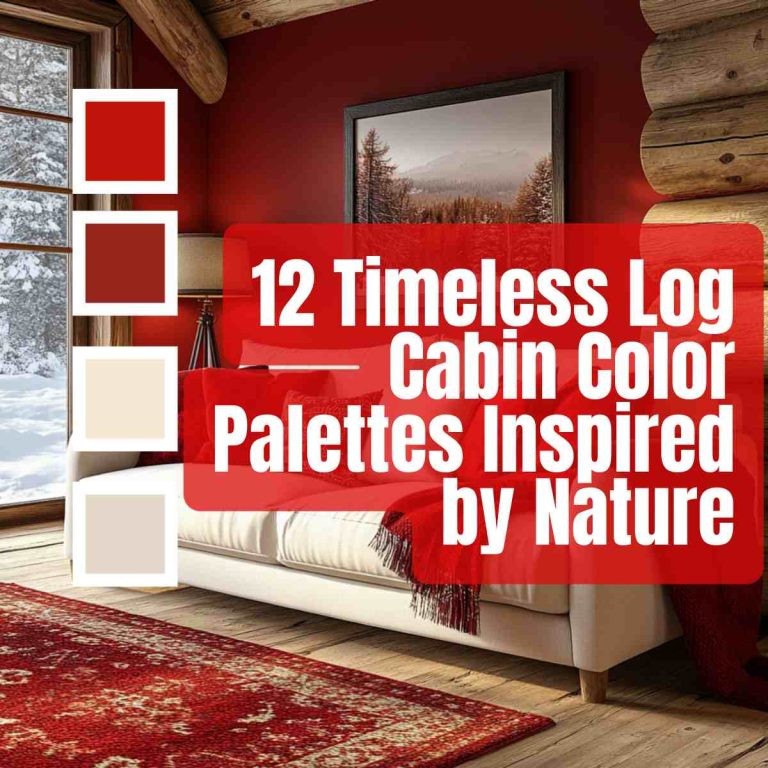 12 Timeless Log Cabin Color Palettes Inspired by Nature