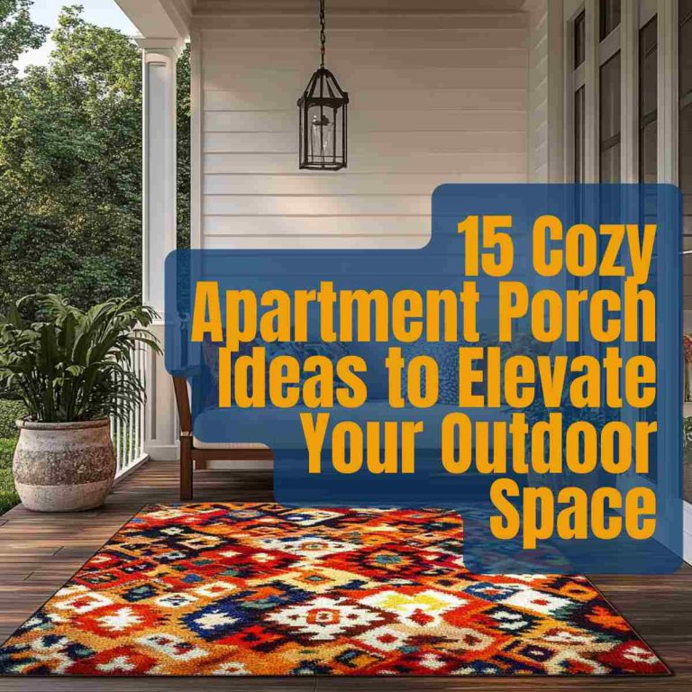 15 Cozy Apartment Porch Ideas to Elevate Your Outdoor Space