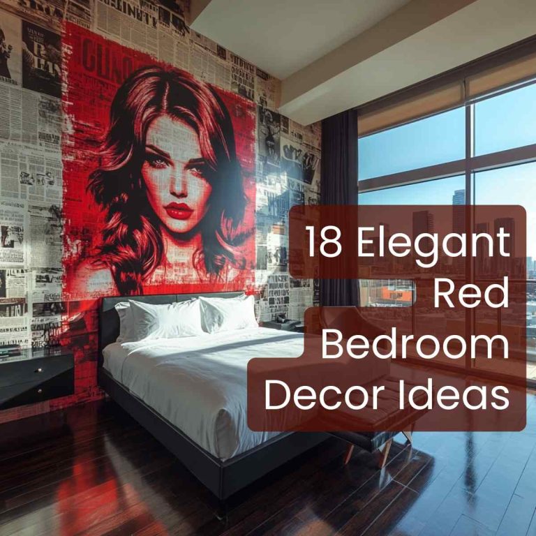 18 Elegant Red Bedroom Decor Ideas