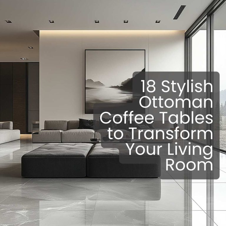 18 Stylish Ottoman Coffee Tables to Transform Your Living Room