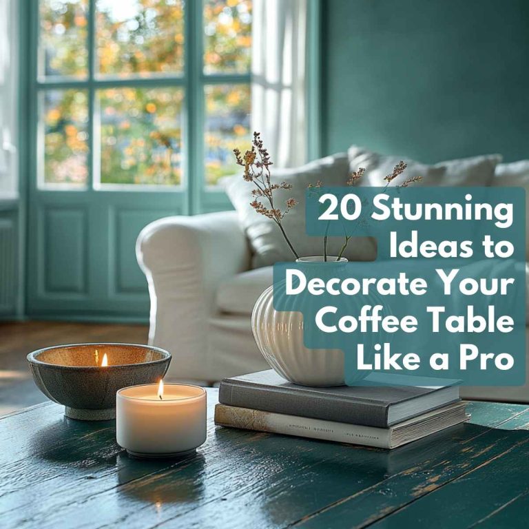 20 Stunning Ideas to Decorate Your Coffee Table Like a Pro