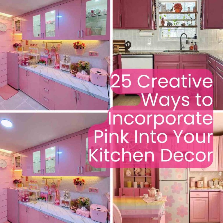 25 Creative Ways to Incorporate Pink Into Your Kitchen Decor