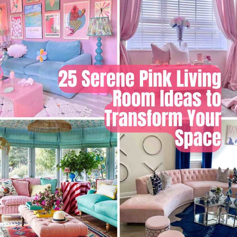 25 Serene Pink Living Room Ideas to Transform Your Space