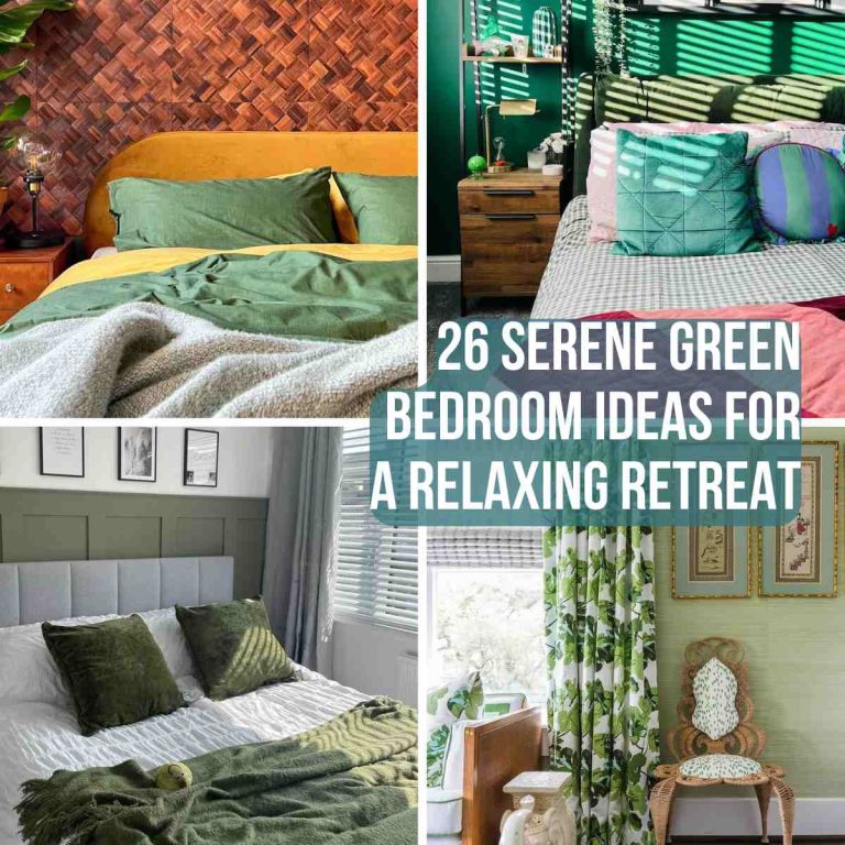 26 Serene Green Bedroom Ideas for a Relaxing Retreat