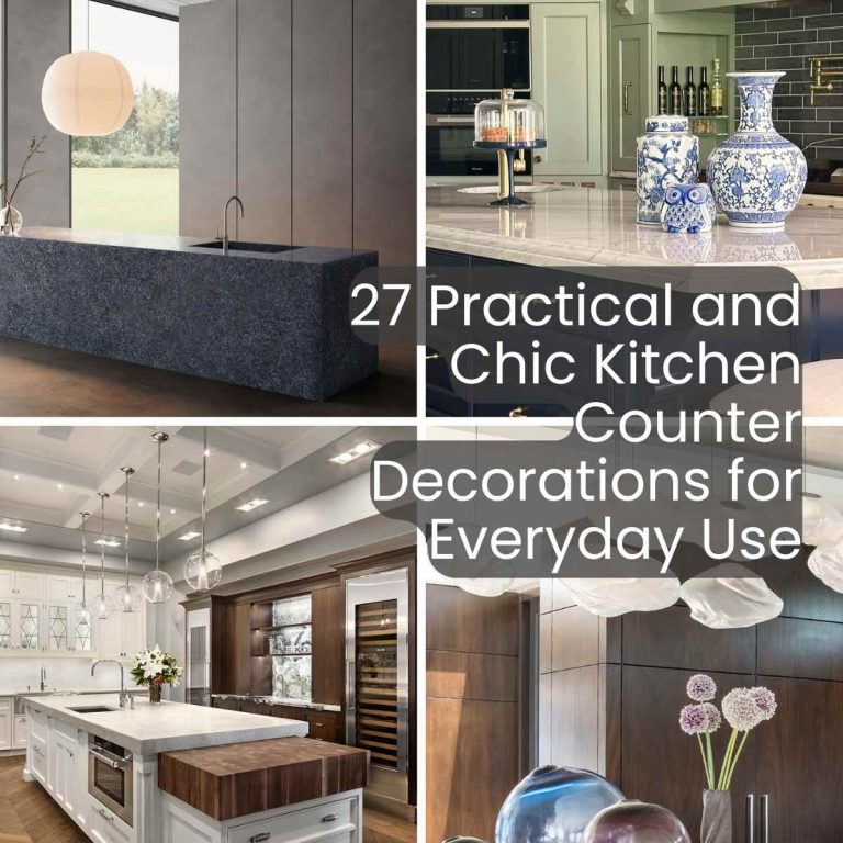 27 Practical and Chic Kitchen Counter Decorations for Everyday Use
