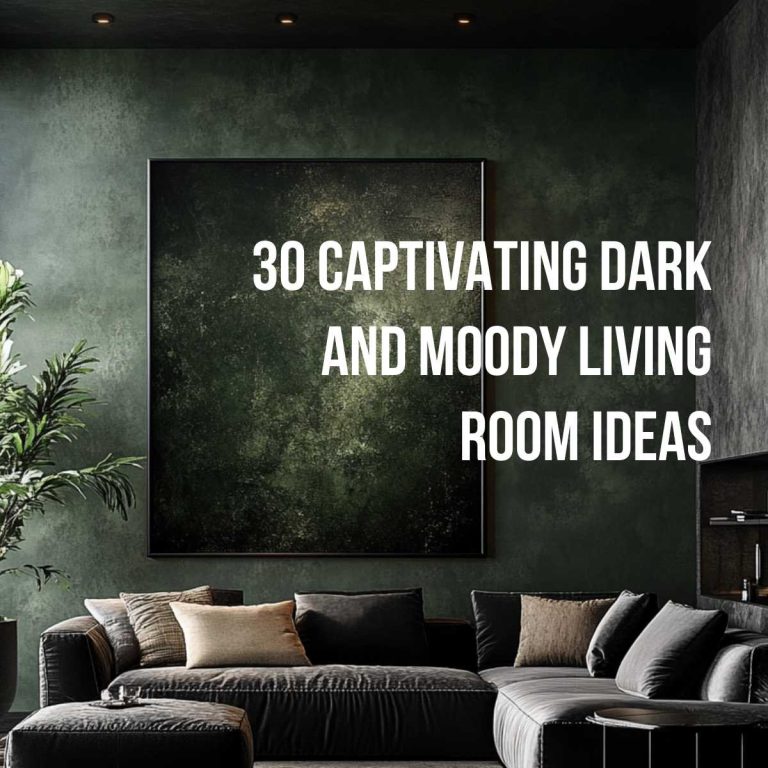 30 Captivating Dark and Moody Living Room Ideas