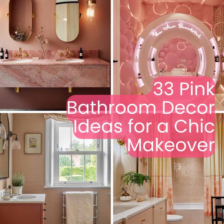 33 Pink Bathroom Decor Ideas for a Chic Makeover